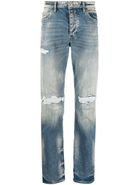Blue Hazlow Tektonik Straight-leg Jeans