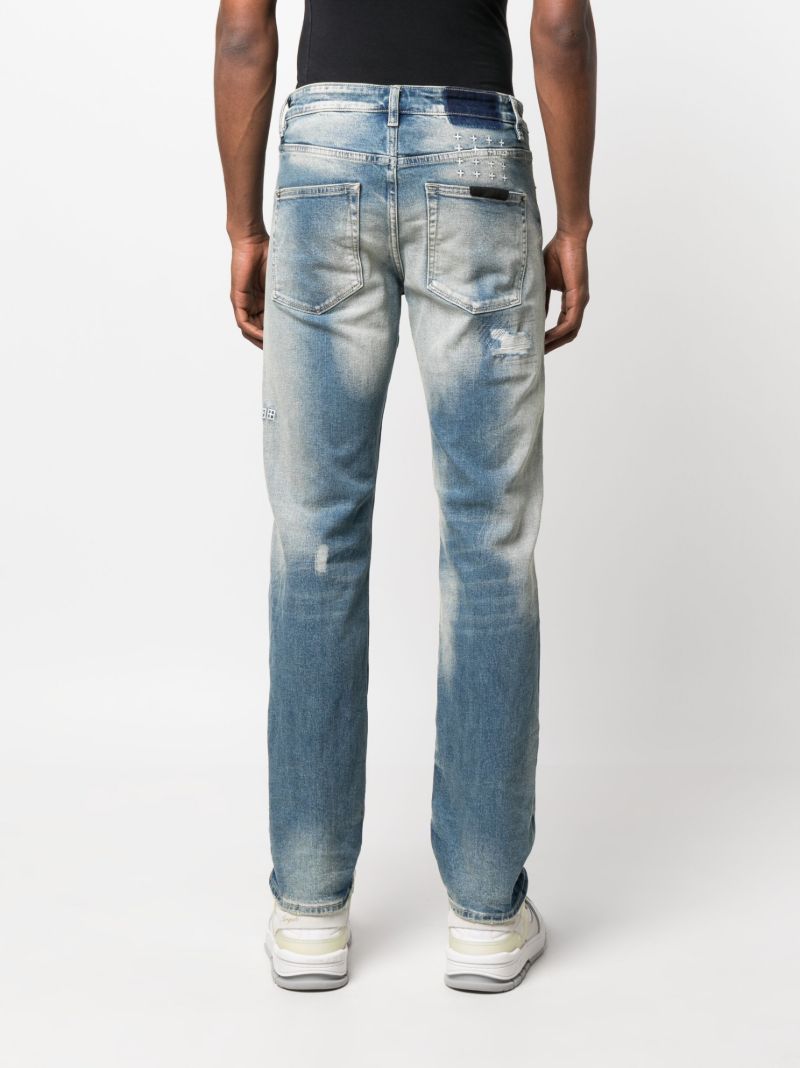 Blue Hazlow Tektonik Straight-leg Jeans