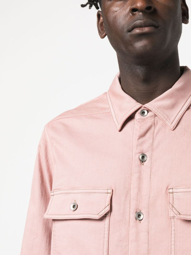 Pink Giacca Denim Outershirt