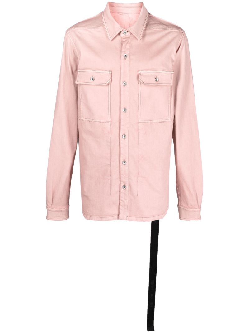 Pink Giacca Denim Outershirt