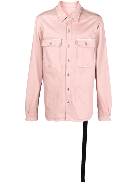Pink Giacca Denim Outershirt