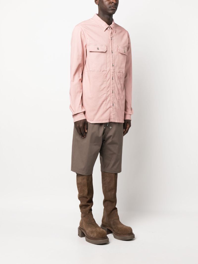 Pink Giacca Denim Outershirt
