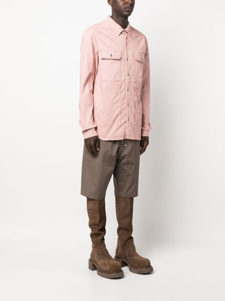 Pink Giacca Denim Outershirt