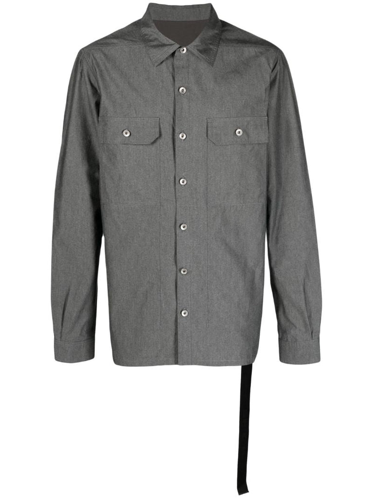 Grey Giacca Cotton Shirt