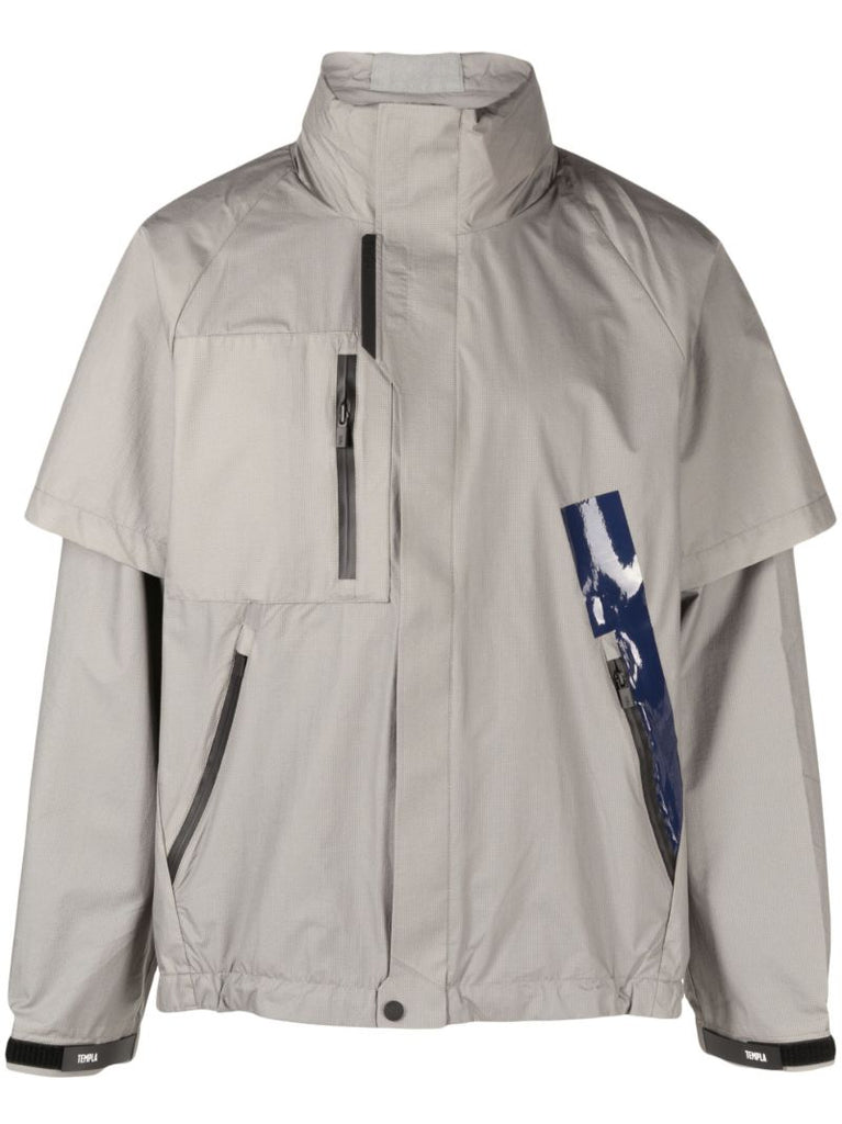 Grey Layered 2l Jacket