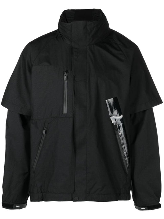 Black Layered 2l Jacket