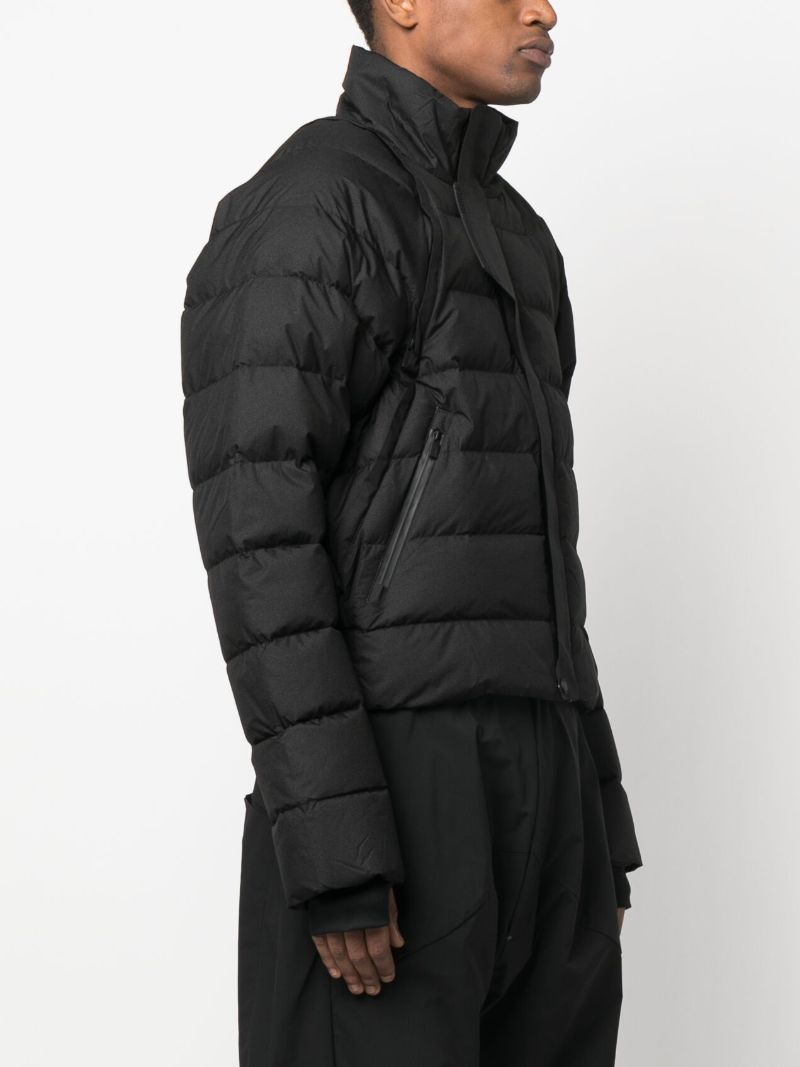 Black High-neck Puffer Jacket