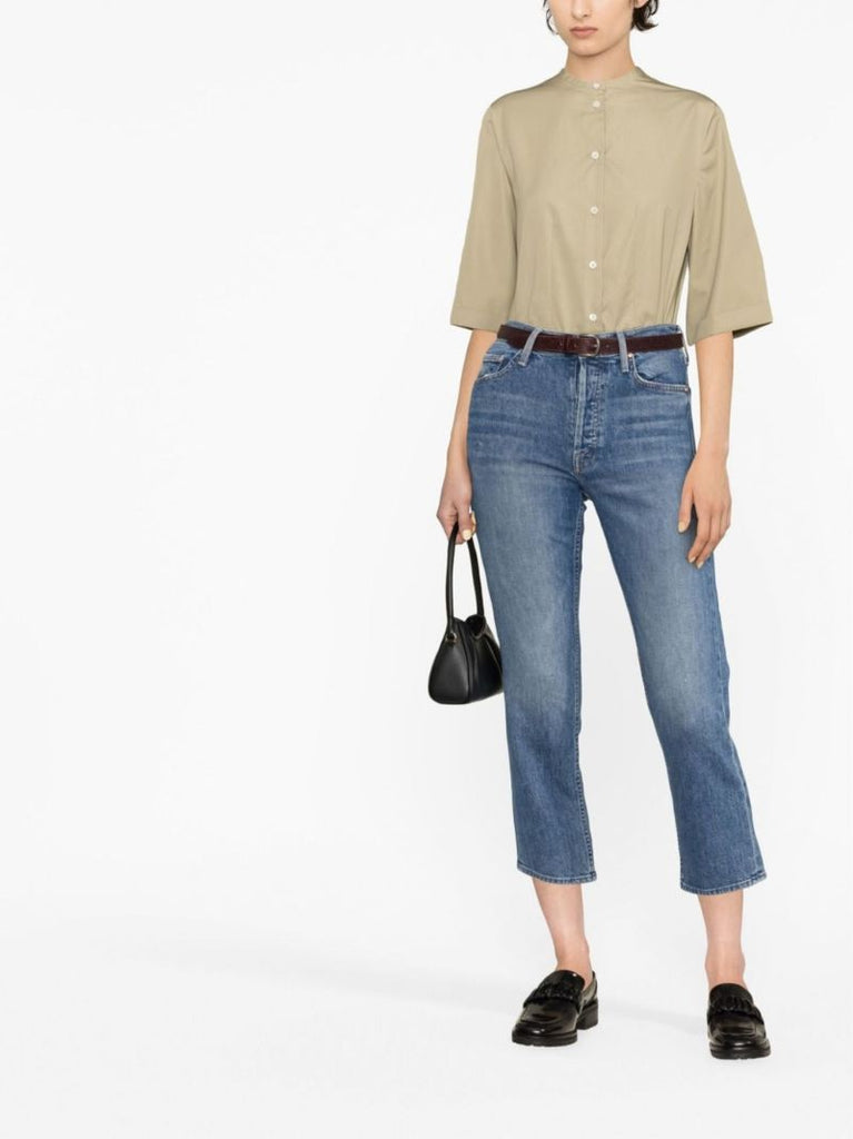 Blue the Tomcat High-rise Cropped Jeans