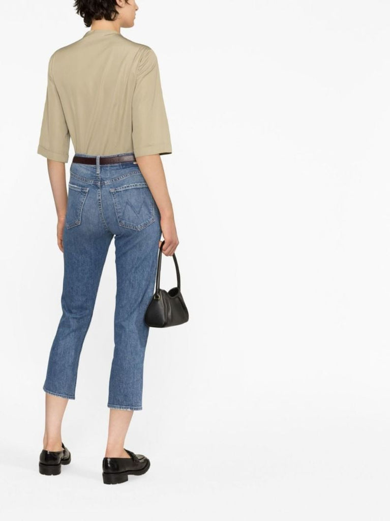Blue the Tomcat High-rise Cropped Jeans
