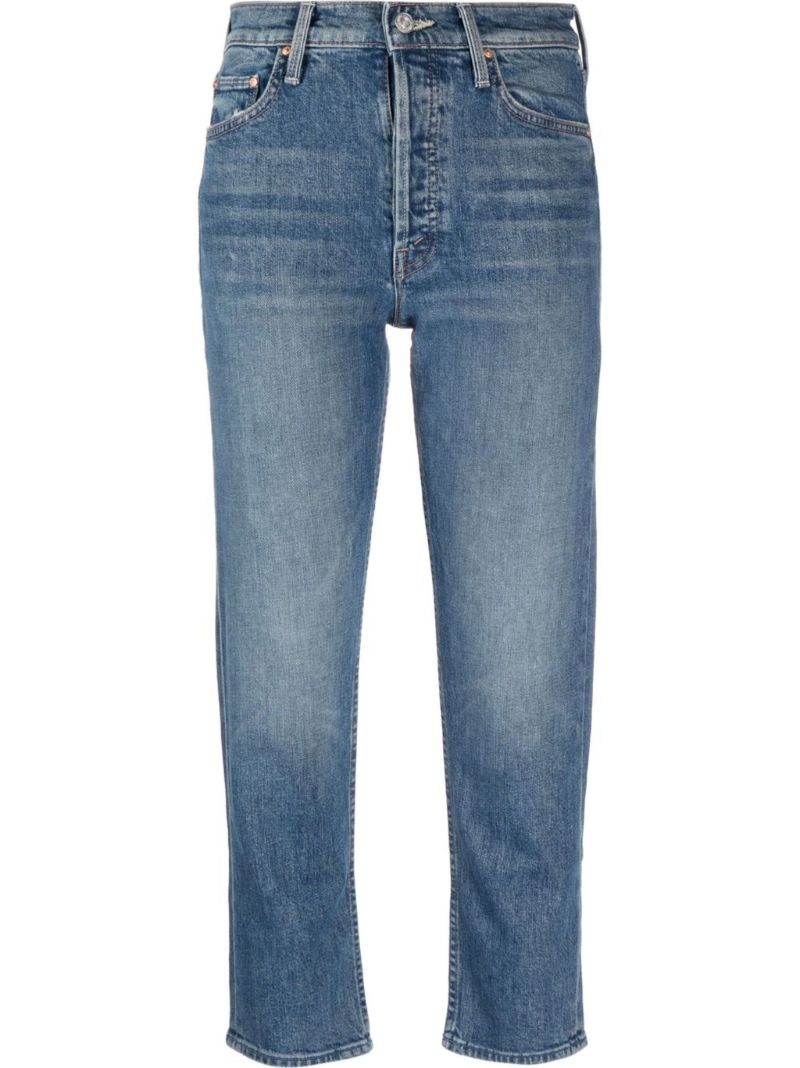 Blue the Tomcat High-rise Cropped Jeans