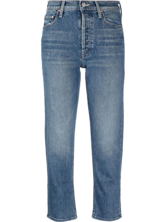 Blue the Tomcat High-rise Cropped Jeans