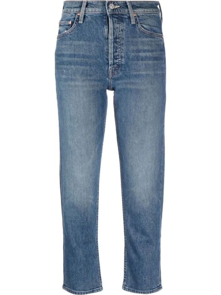 Blue the Tomcat High-rise Cropped Jeans