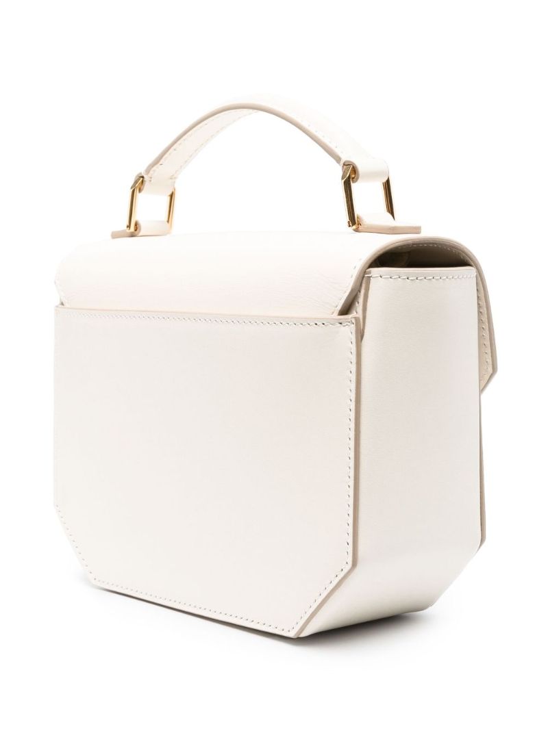 White Emblem Cross Body Bag