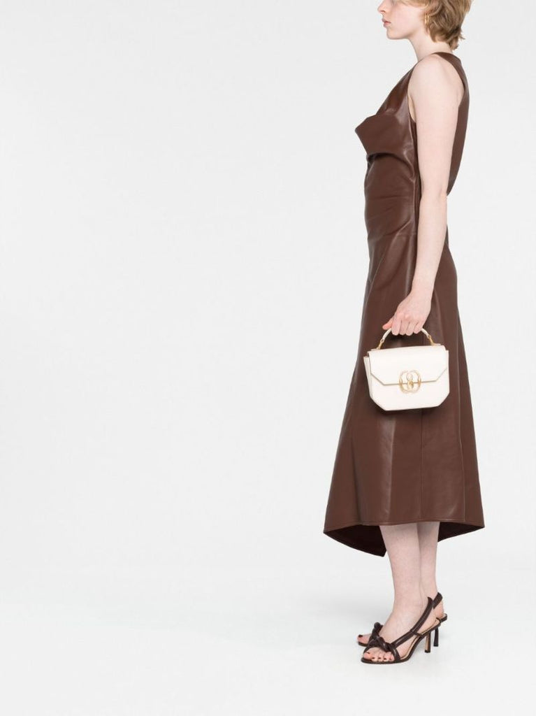 White Emblem Cross Body Bag