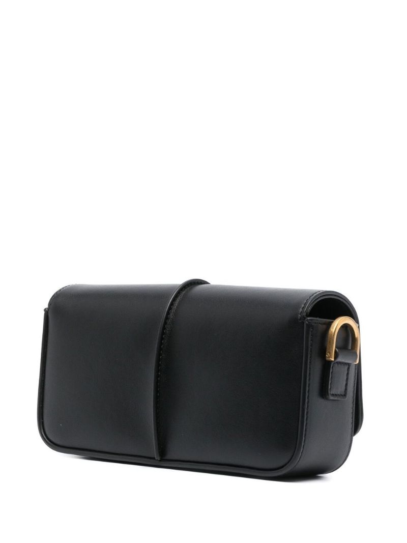 Black T Timeless Leather Mini Cross Body Bag
