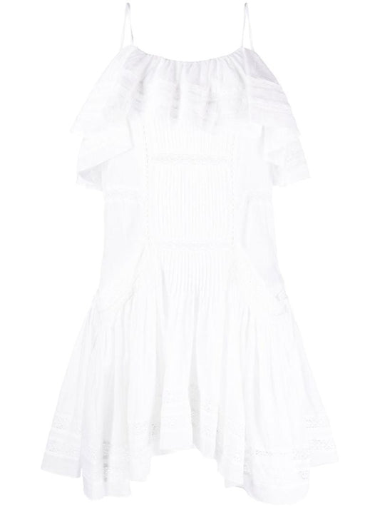 White Broderie Anglaise Mini Dress