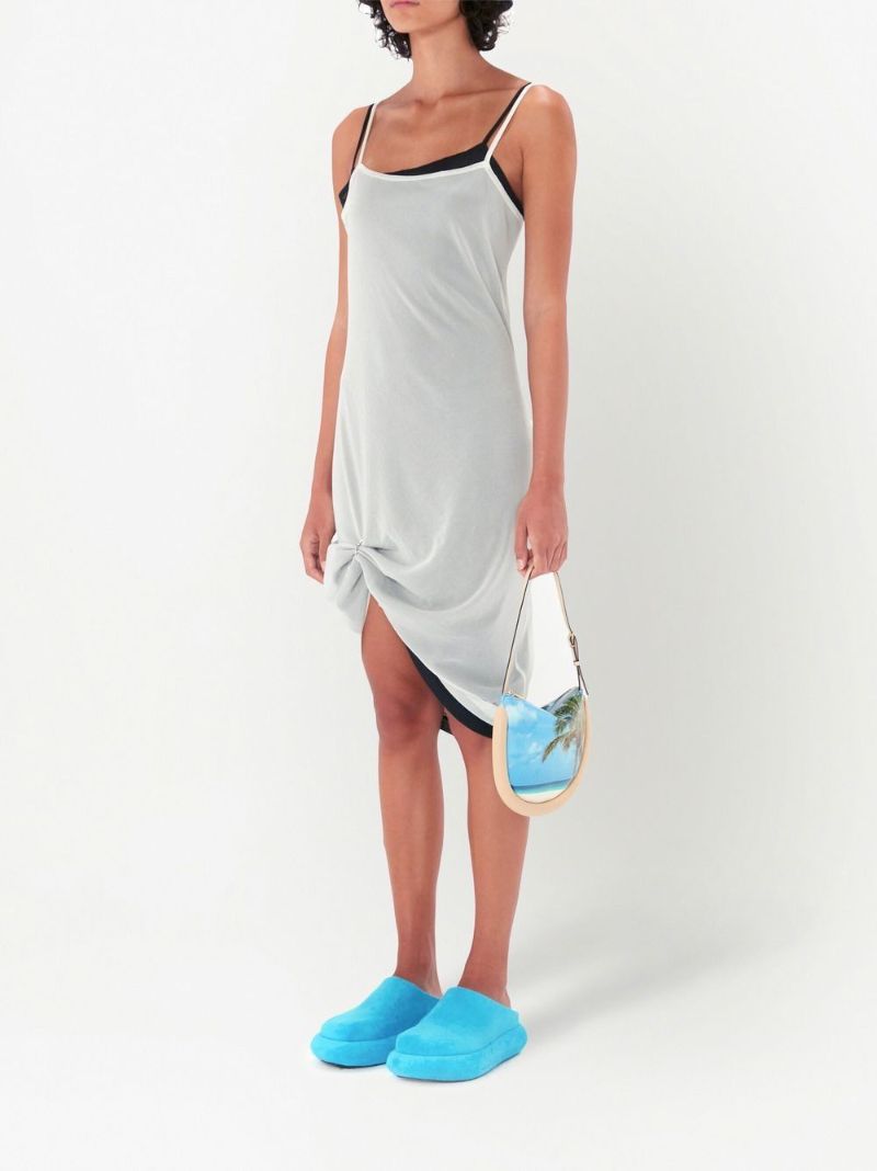 Blue Bumper Moon Shoulder Bag