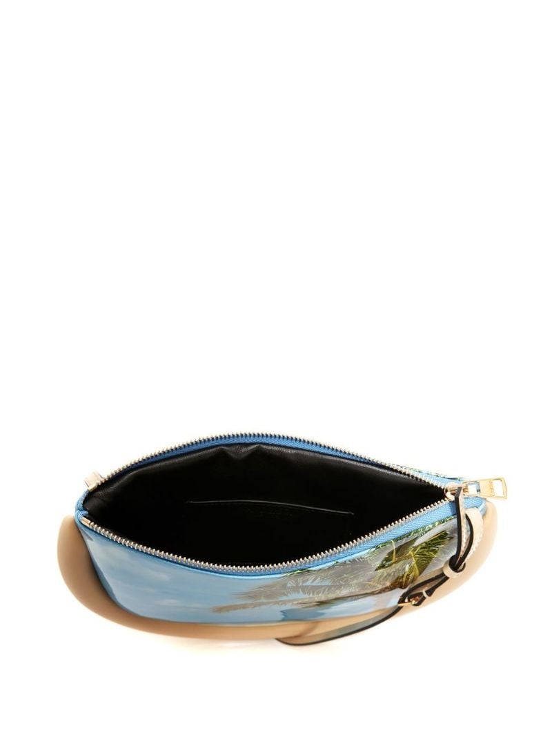 Blue Bumper Moon Shoulder Bag
