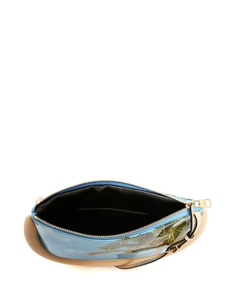 Blue Bumper Moon Shoulder Bag