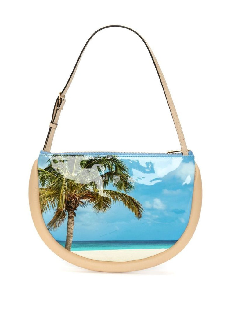 Blue Bumper Moon Shoulder Bag