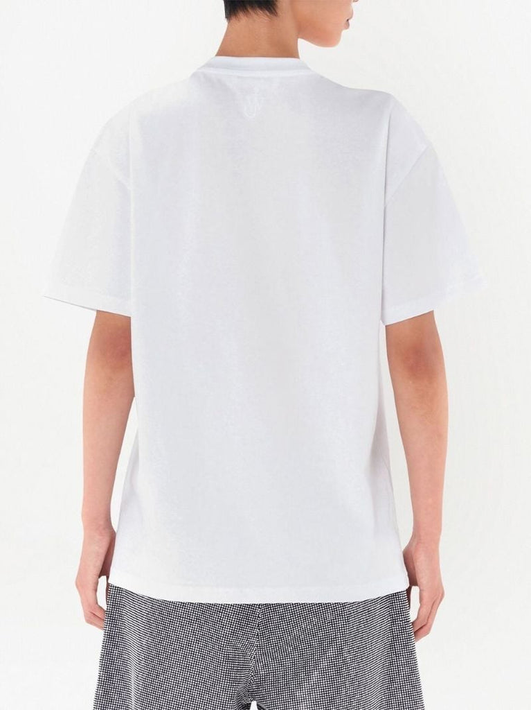 White Sequin Globe T-shirt