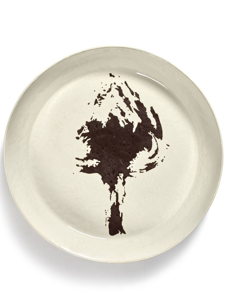White Feast Abstract Print Plate
