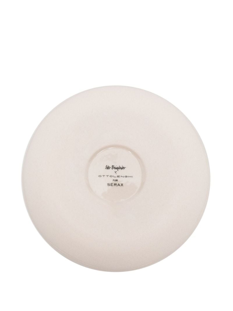 White Ceramic Feast Face 1 Plates