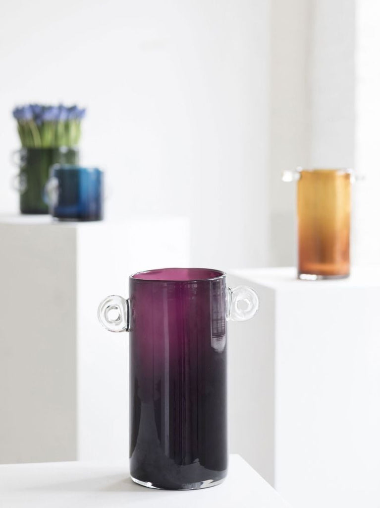 Purple Wind and Fire Vase