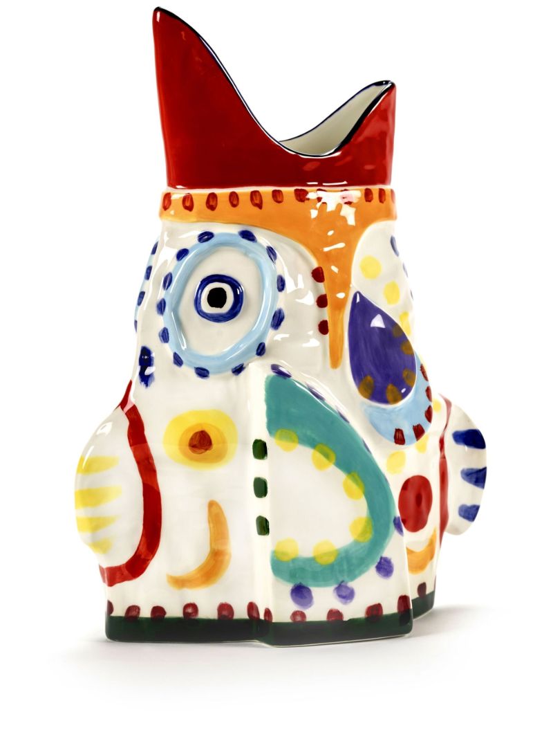 White Sicily Bird Vase