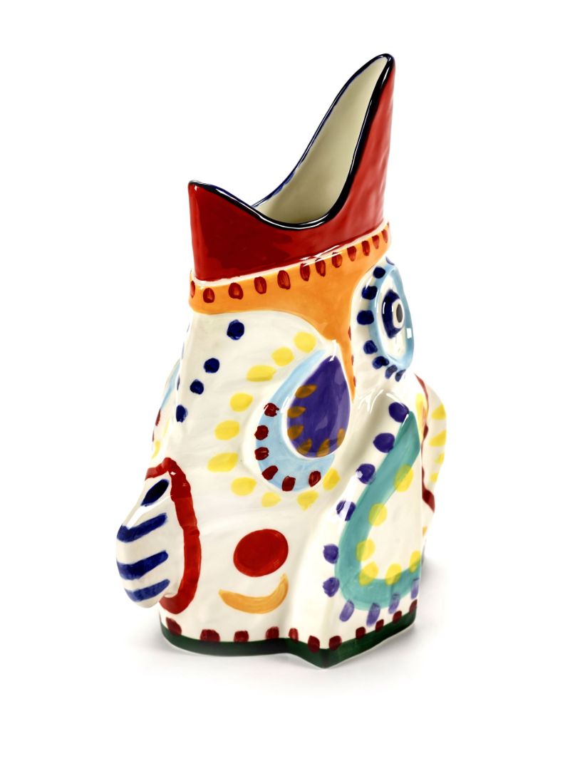 White Sicily Bird Vase