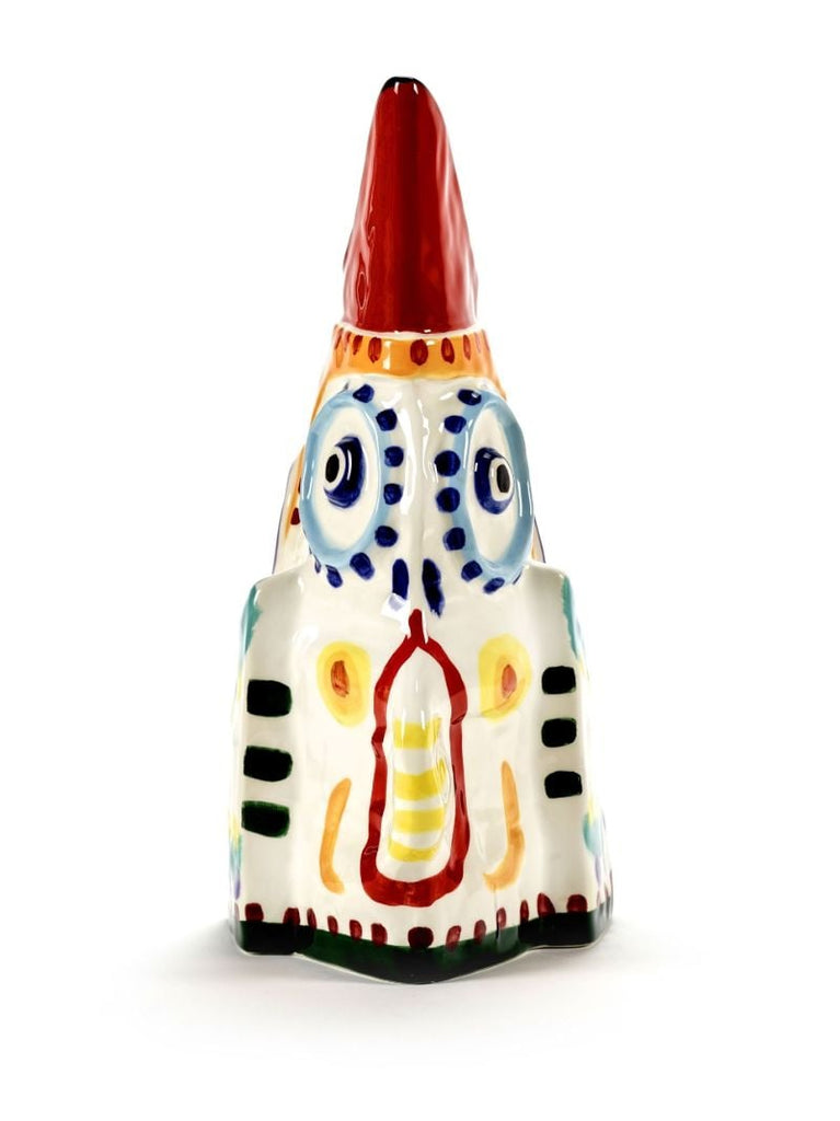 White Sicily Bird Vase