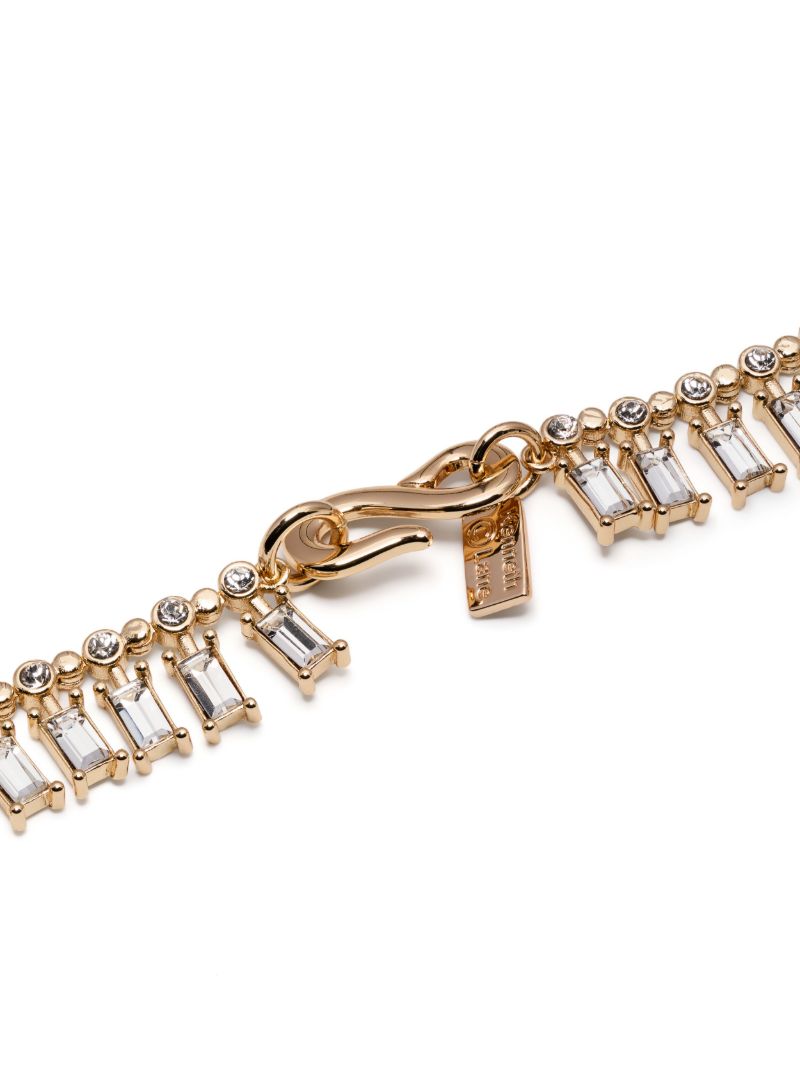 Gold-tone Crystal Necklace