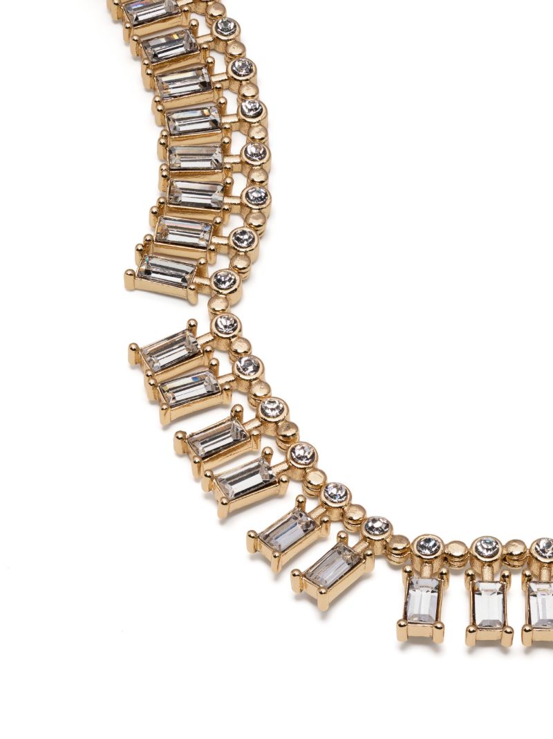Gold-tone Crystal Necklace