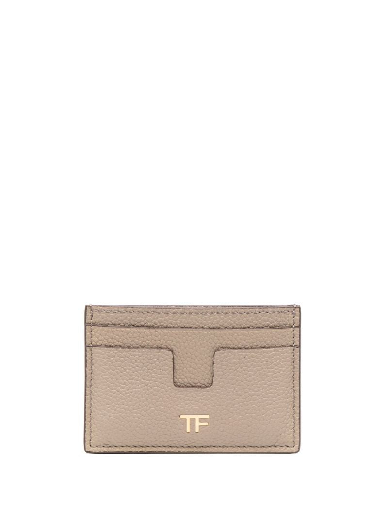 Neutral Tf Leather Cardholder