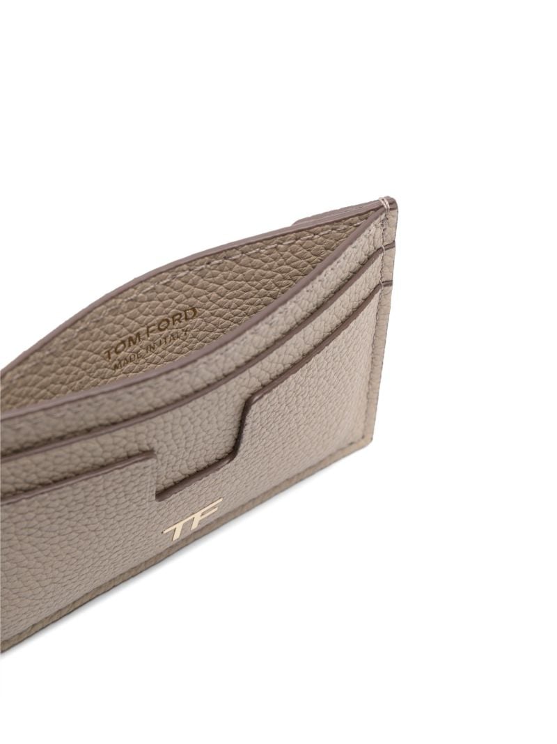 Neutral Tf Leather Cardholder
