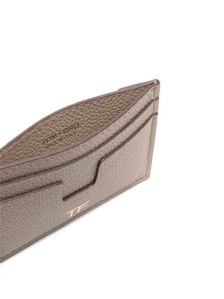 Neutral Tf Leather Cardholder