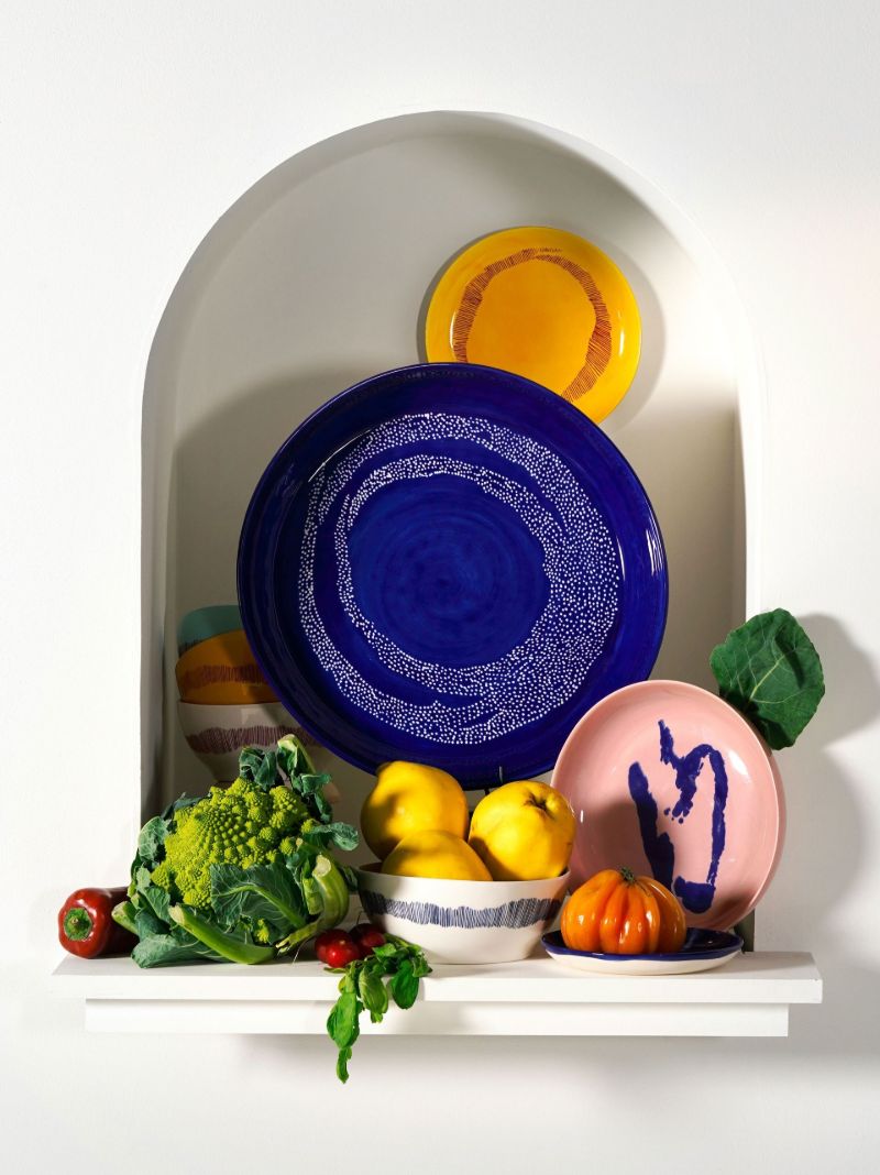 Blue Feast Serving Plate