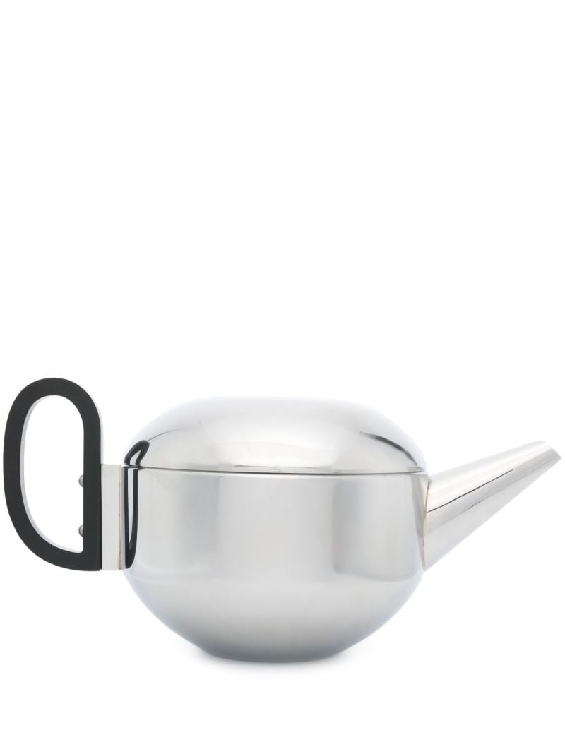 Silver-tone Form Stainless Steel Teapot