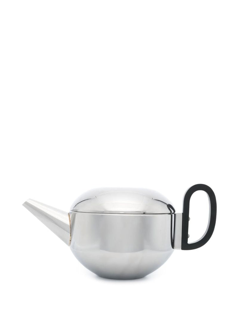 Silver-tone Form Stainless Steel Teapot
