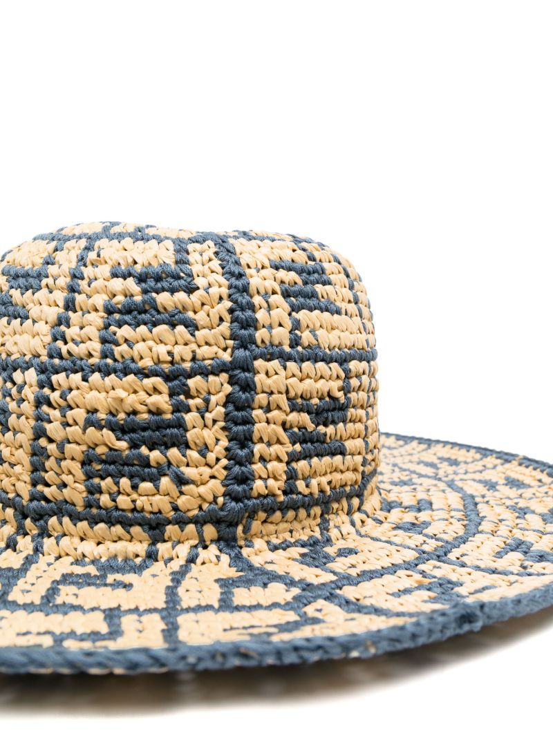 Neutral Ff Woven Sun Hat