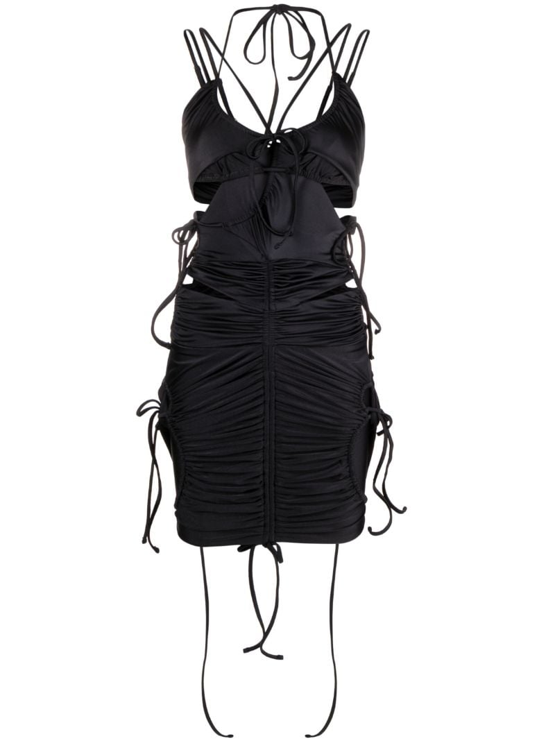 Black Cut-out Mini Dress