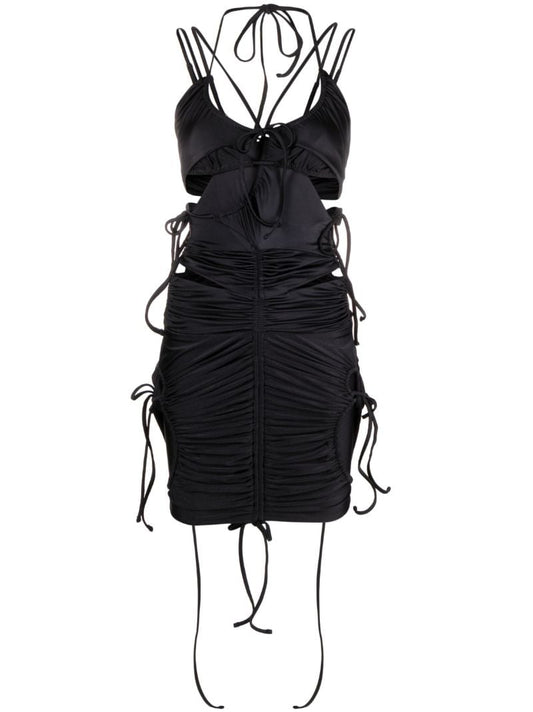 Black Cut-out Mini Dress