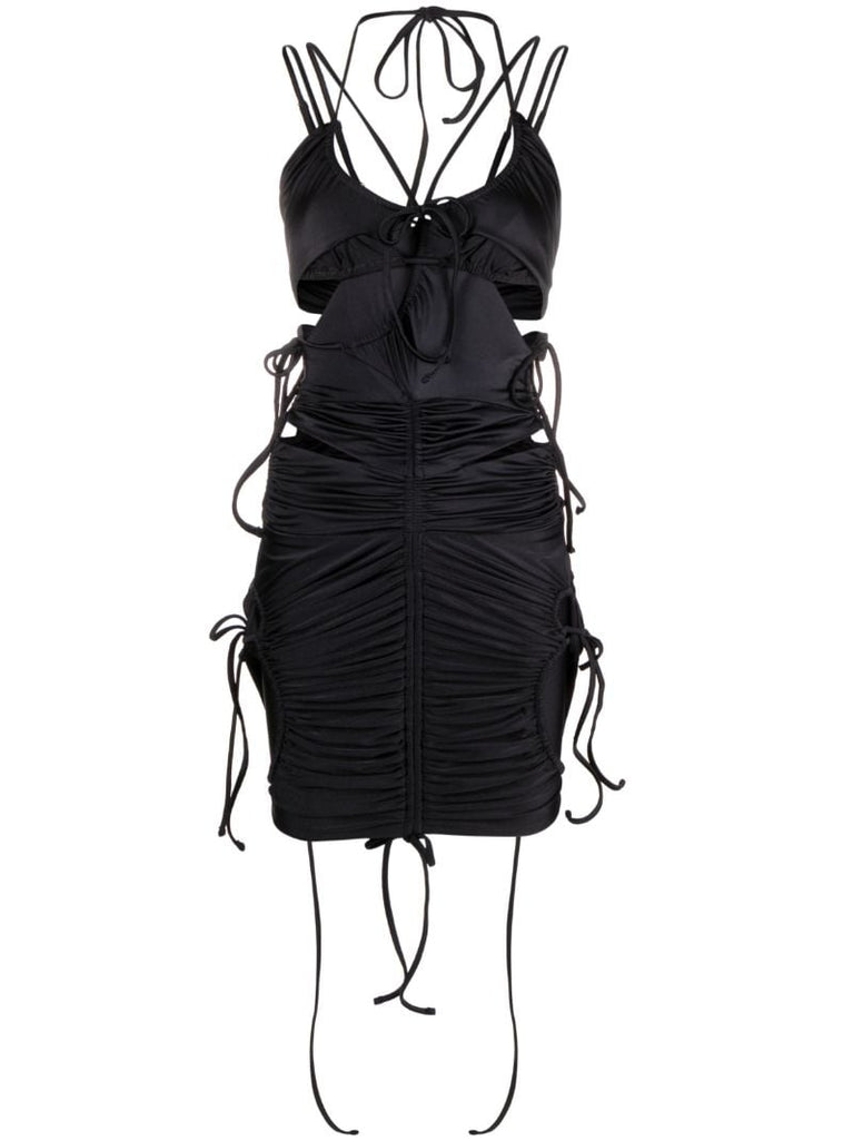 Black Cut-out Mini Dress