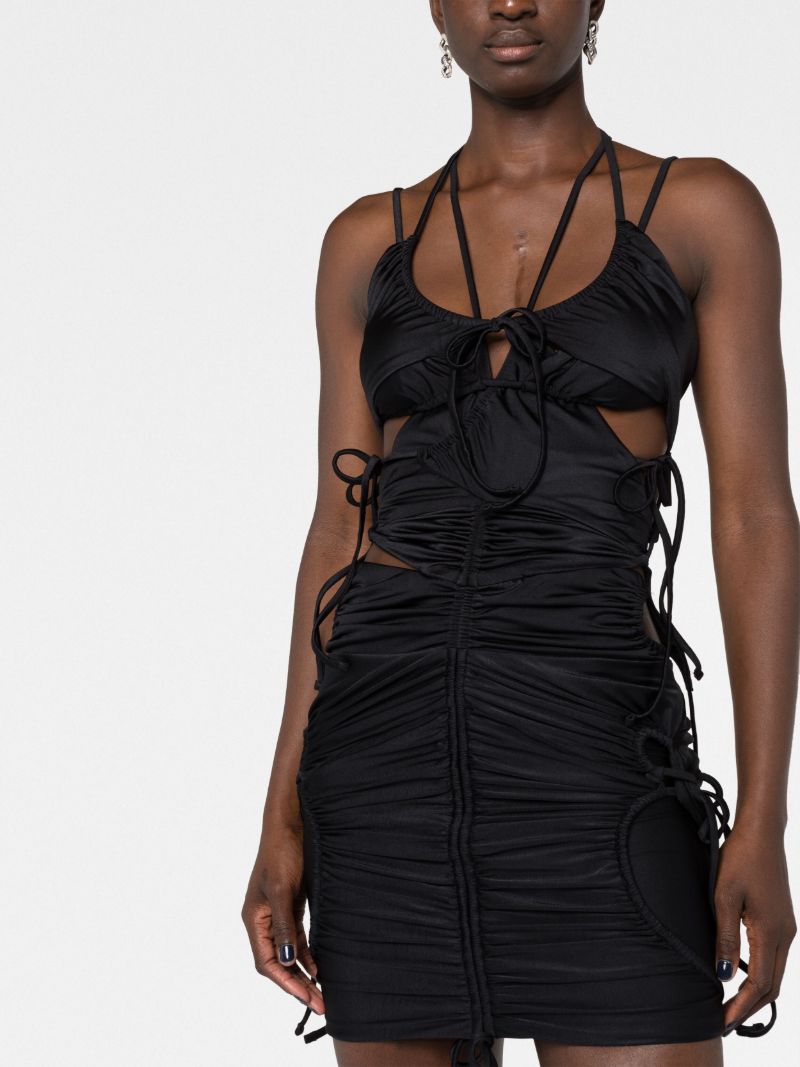 Black Cut-out Mini Dress