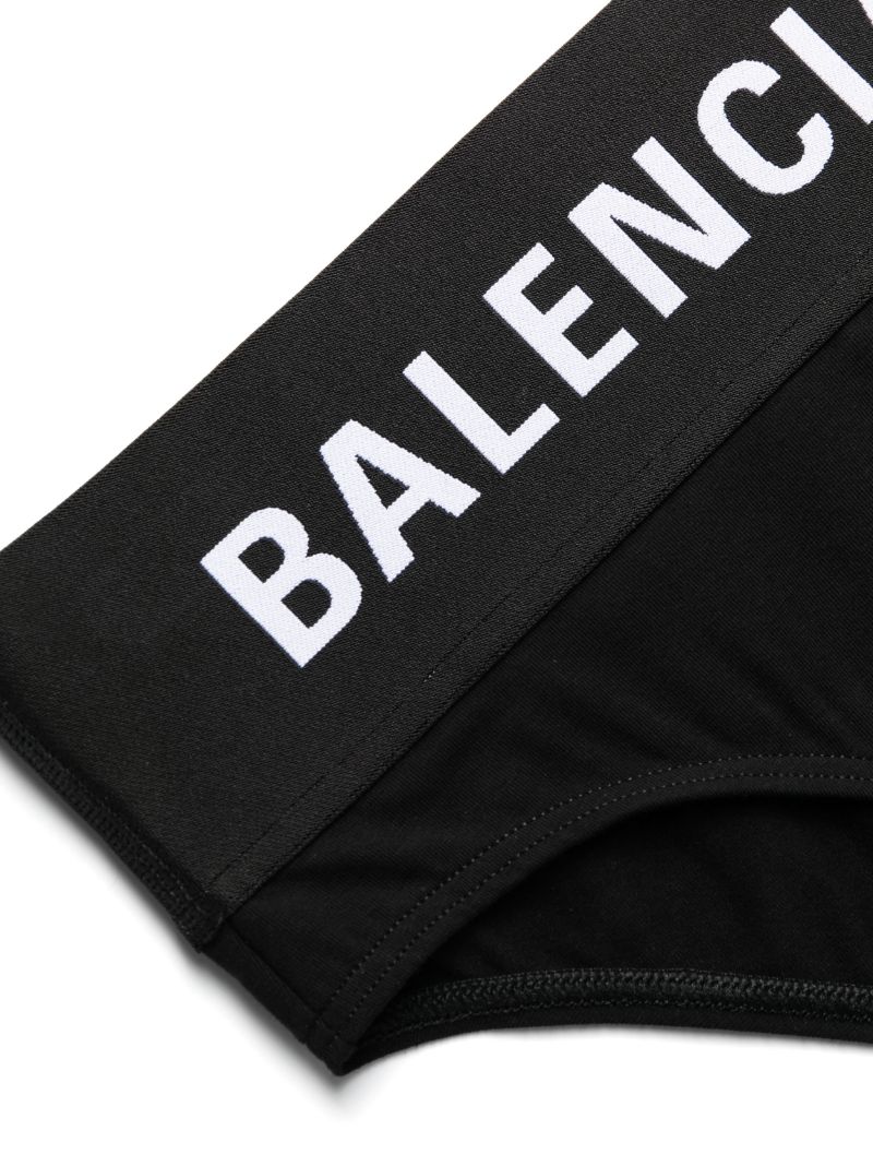 Black High-waisted Briefs