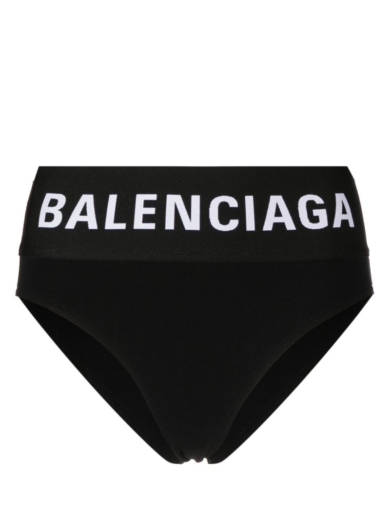 Black High-waisted Briefs