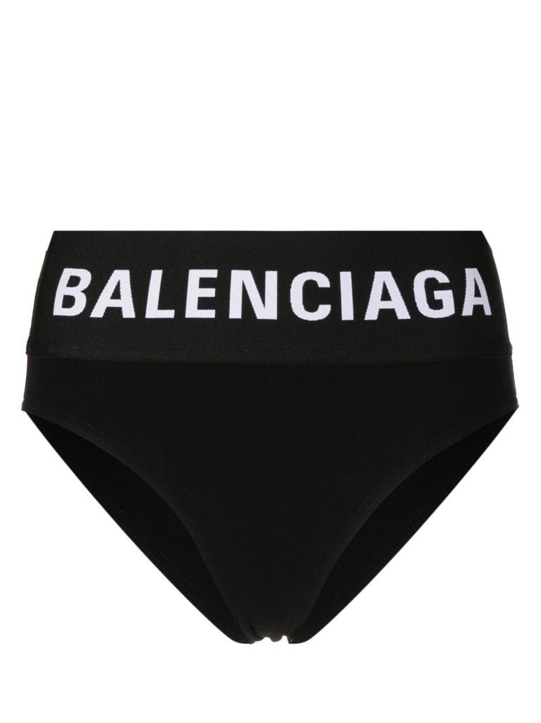 Black High-waisted Briefs