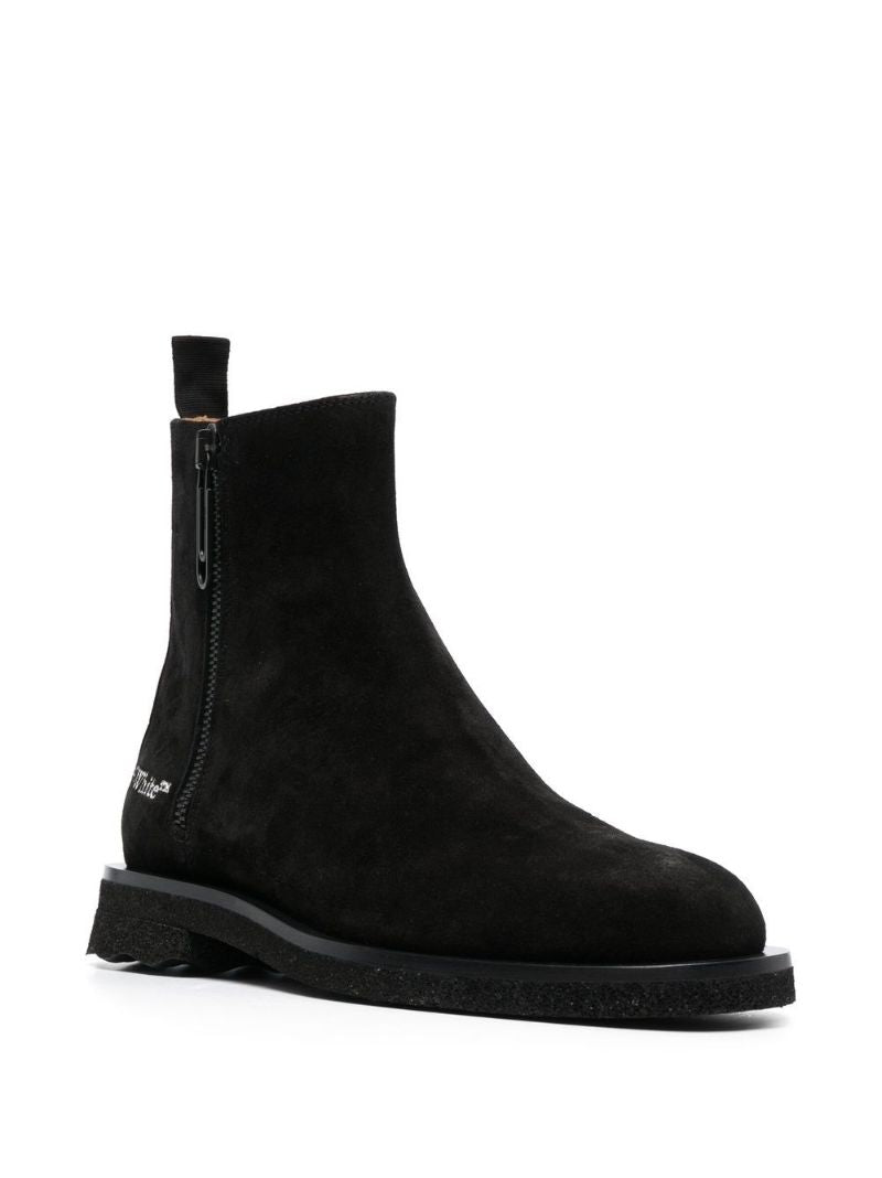 Black Spongesole Chelsea Boots