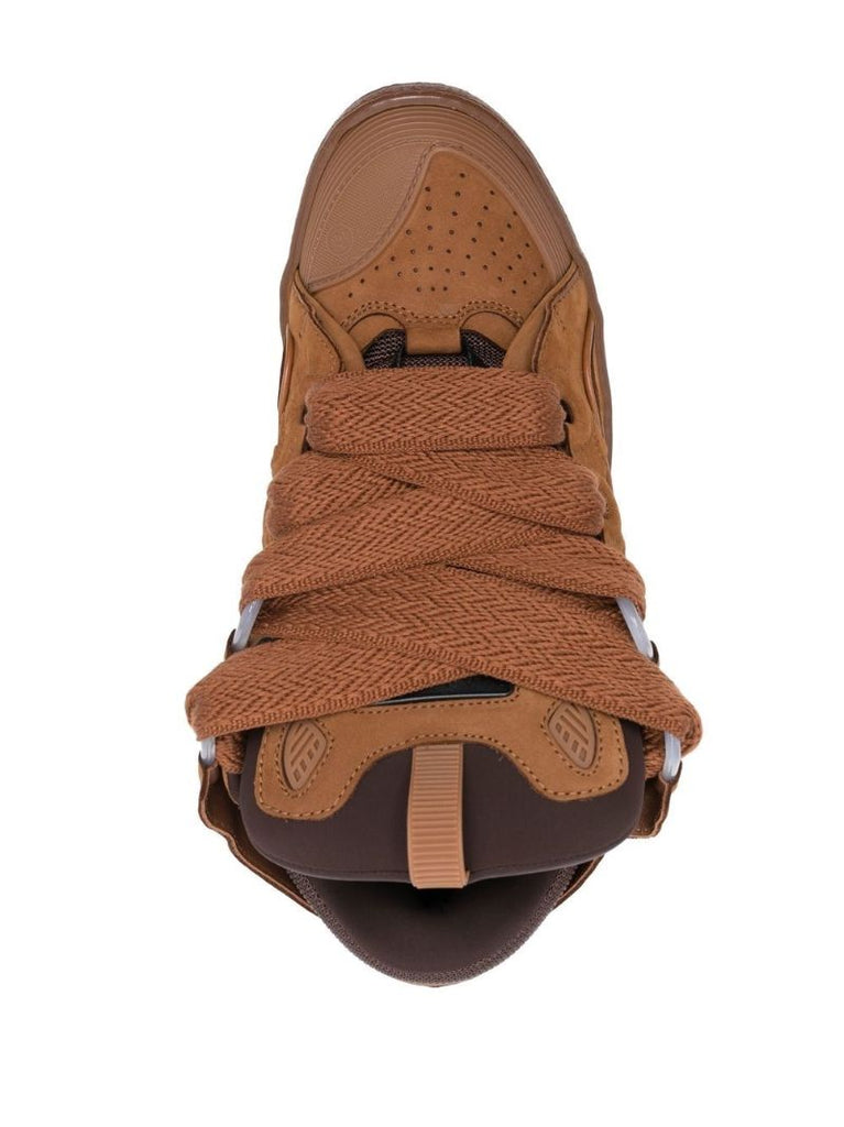 Brown Curb Low-top Sneakers