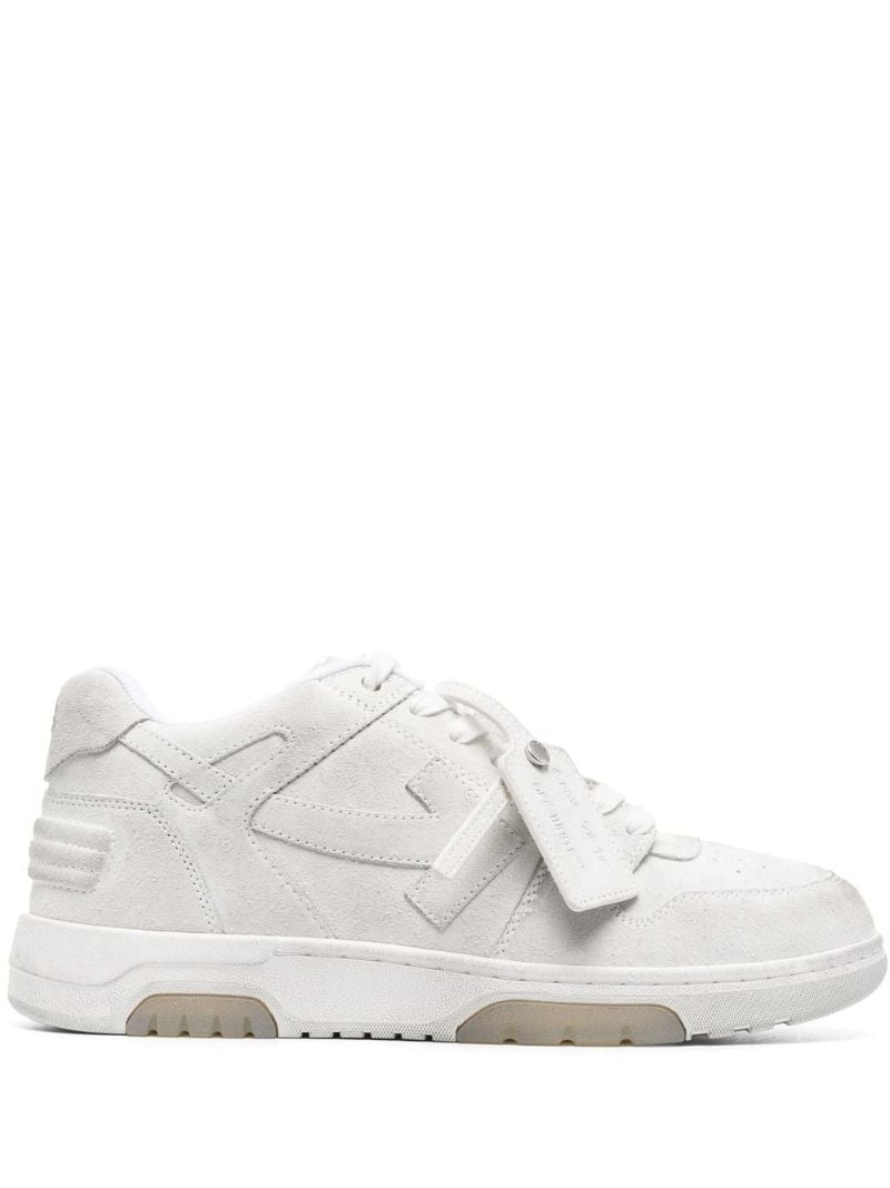 White Out of Office Suede Sneakers